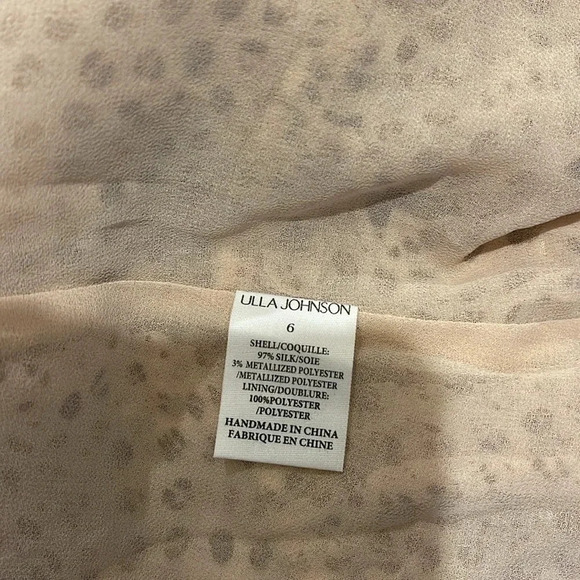 NWT!! Ulla Johnson - CECILY DRESS LEOPARD IKAT DOT - Size 6 - Picture 13 of 13